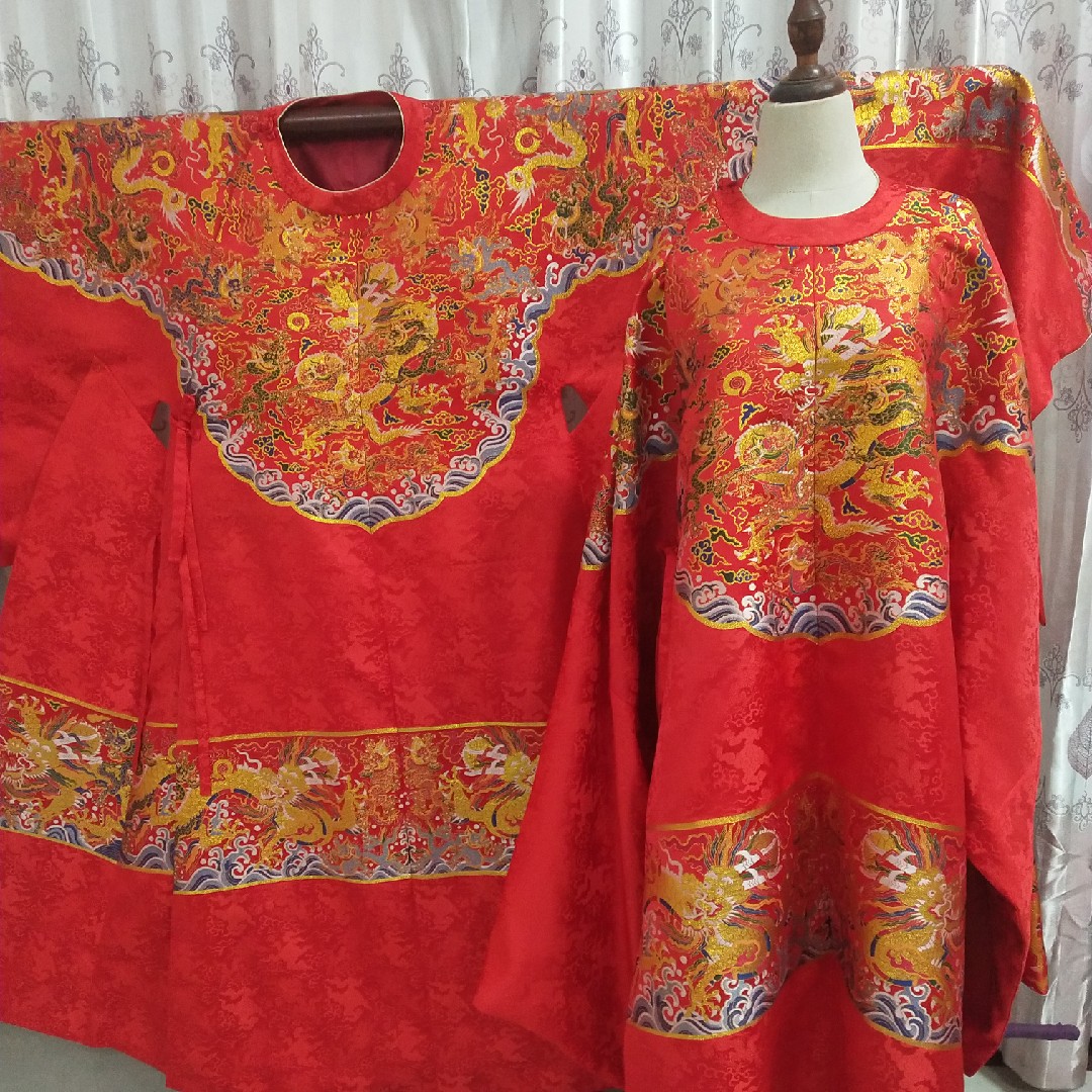 汉服汉服来料定制男款圆领工费