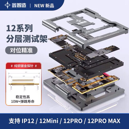 鑫智造12/13系列中层测试架12Promax13四合一主板分层测试台