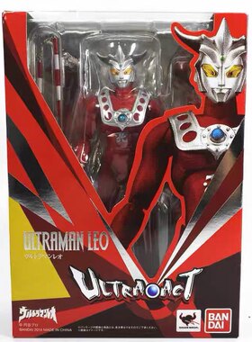 万代模型 ULTRA-ACT雷欧奥特曼雷欧飞踢手刀斩双截棍 act 多关节