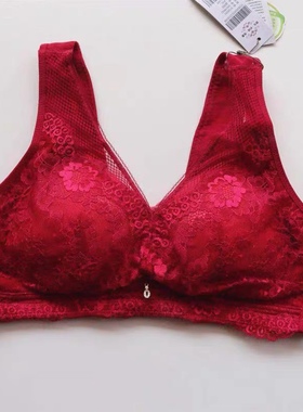 莎莲妮养护背心文胸无钢圈薄款性感舒适透气美背蕾丝S18101 18102