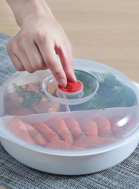 分格加热饭盒微波炉专用的碗双层热饭菜用具塑料微波神器盘子器皿