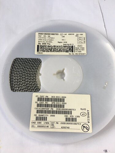 293D106X9016B2TE3 钽电容 10UF 16V B型3528-21 106K