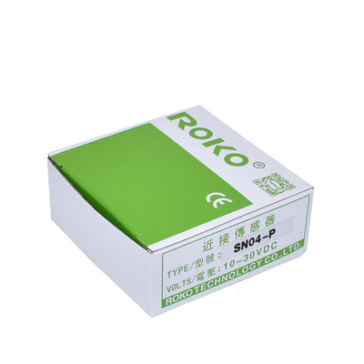 原装瑞科ROKO方型接近开关SN04-P 三线PNP常开 传感器SN04-N/P2