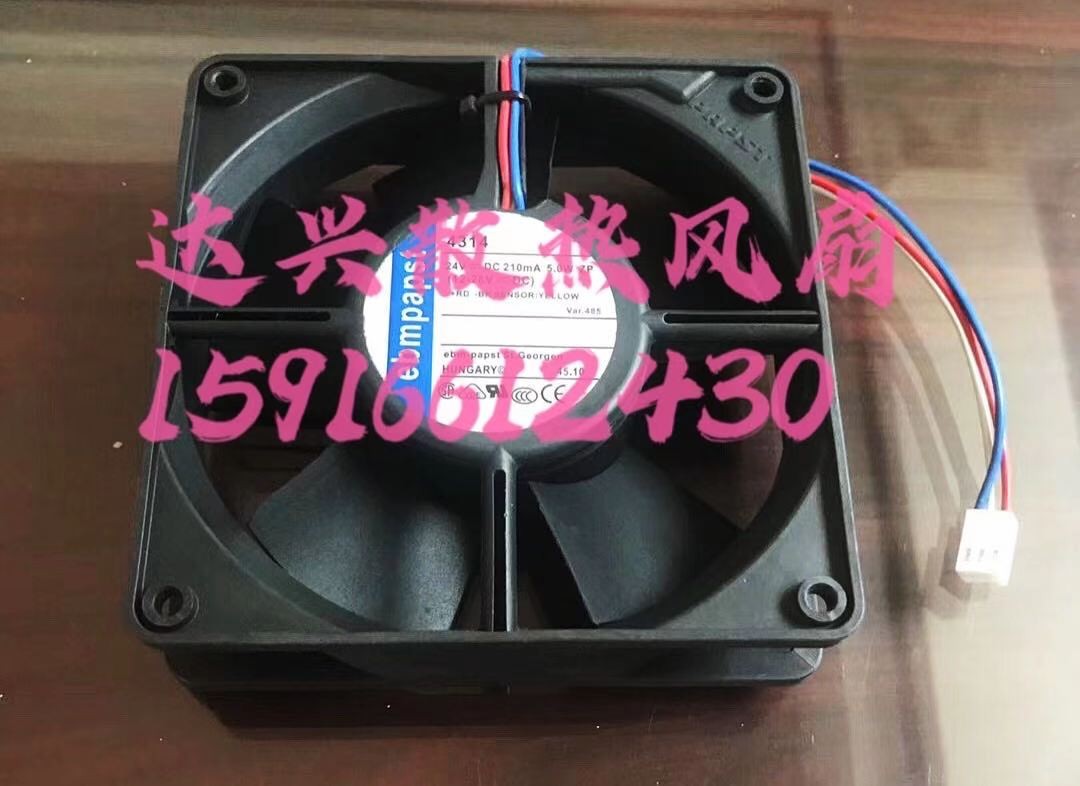 ebm TYP 4314G/12/U/S/H/HR 24V 0.21A 12cm 12032散热风扇