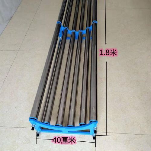 打卷机不锈钢棉布牢固可调x节台式防晒放线盘剪裁床布料拉布u.
