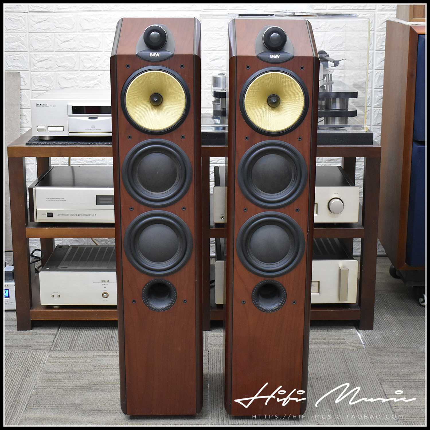 二手原装英国进口B&W/宝华CDM 9NT hifi发烧落地音箱 连号现
