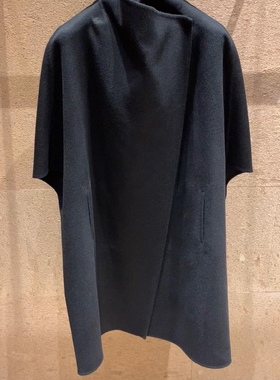 意大利代购国内GIADA经典款秋冬斗篷羊绒大衣国现