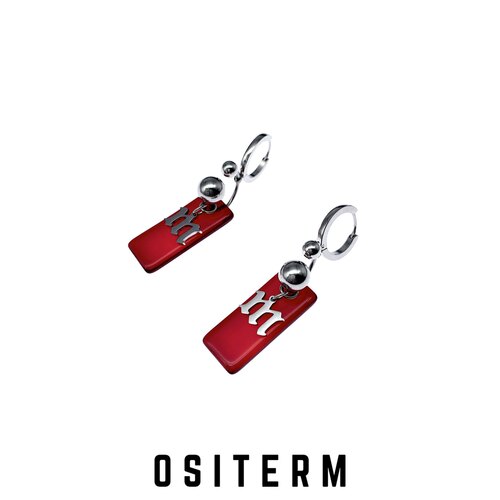 ositerm新年限定耳环m有机玻璃