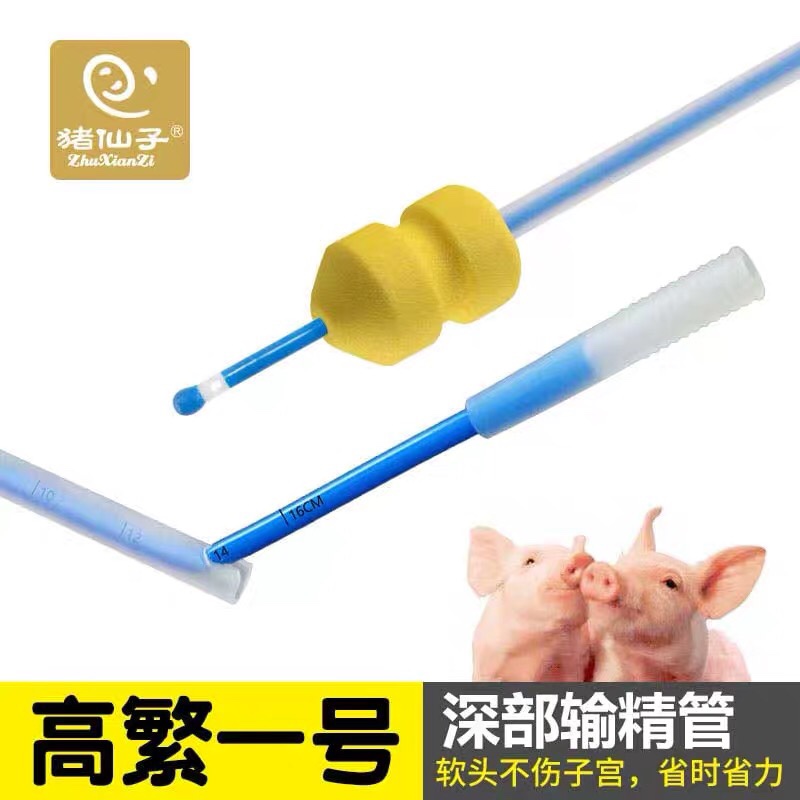 猪仙子高繁二号猪深部输精管海绵头创新卡口设计 省时省力 批次化