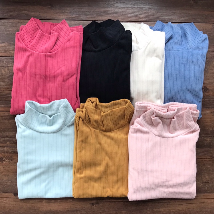 日系男童摇粒绒高领套头衫秋冬