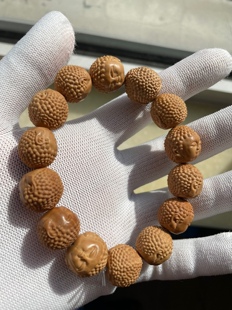 猴头雕刻核桃宝宝手串佛精工手工生动收藏毕业16尺寸文玩佛珠手串