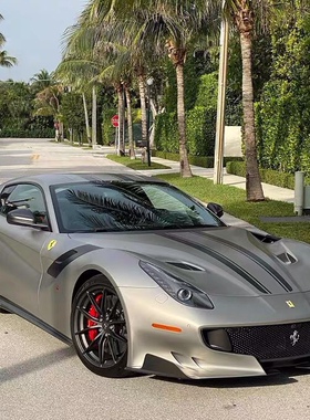 法拉利 f12tdf机盖车贴拉花 赛车版改装个性汽车车顶车尾贴纸