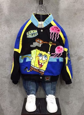 dudack童装秋装年新款男孩帅气韩系潮装洋气品牌韩国棒球服