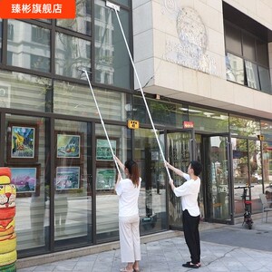 高空擦玻璃神器擦墙拖把加长伸缩杆工具家用查擦窗户家政专用托把