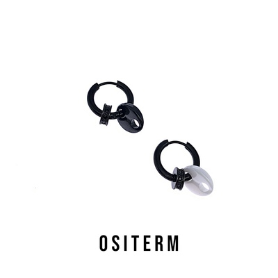 ositerm官方新品限量黑白耳环