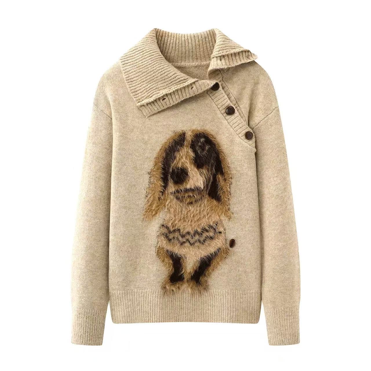 【小田粉丝专享】甜酷复古慵懒风毛衣25111401