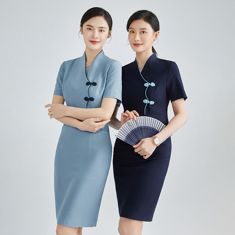 高端职业装时尚气质国风工作服