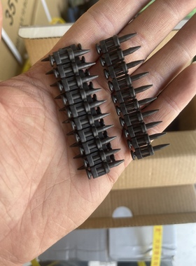 高强度黑色瓦斯钉22长足1000个每盒带一罐气瓦斯枪钉安装门窗包邮