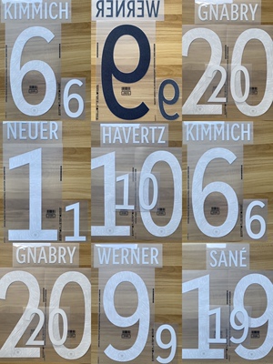 德国队2021欧洲杯客场球员版印字