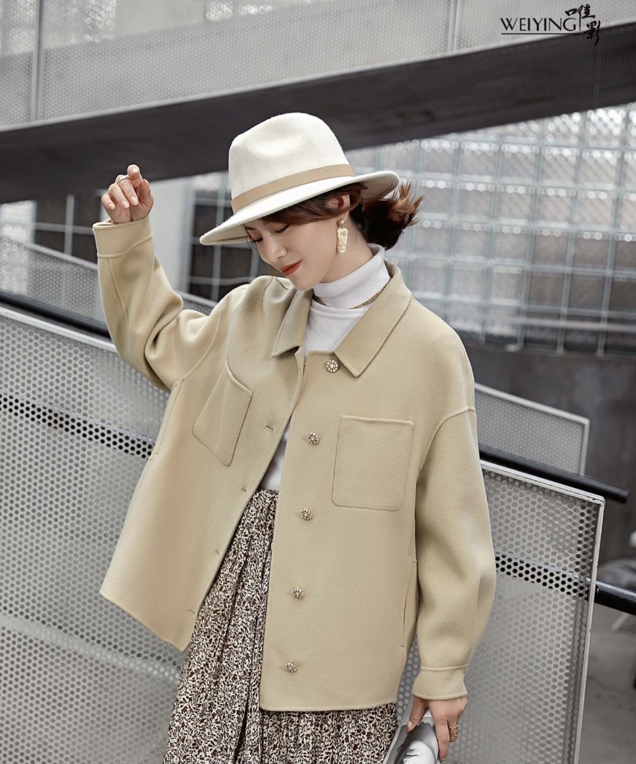 特价风暴疯狂来袭唯影秋冬韩版女装短款纯色上衣外套515