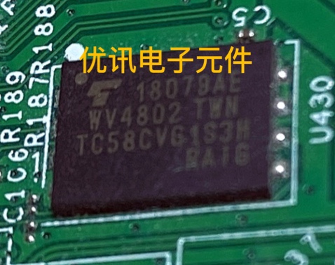 储存器芯片 TC58CVG1S3H 封装WSON-8  拆机原装剪板