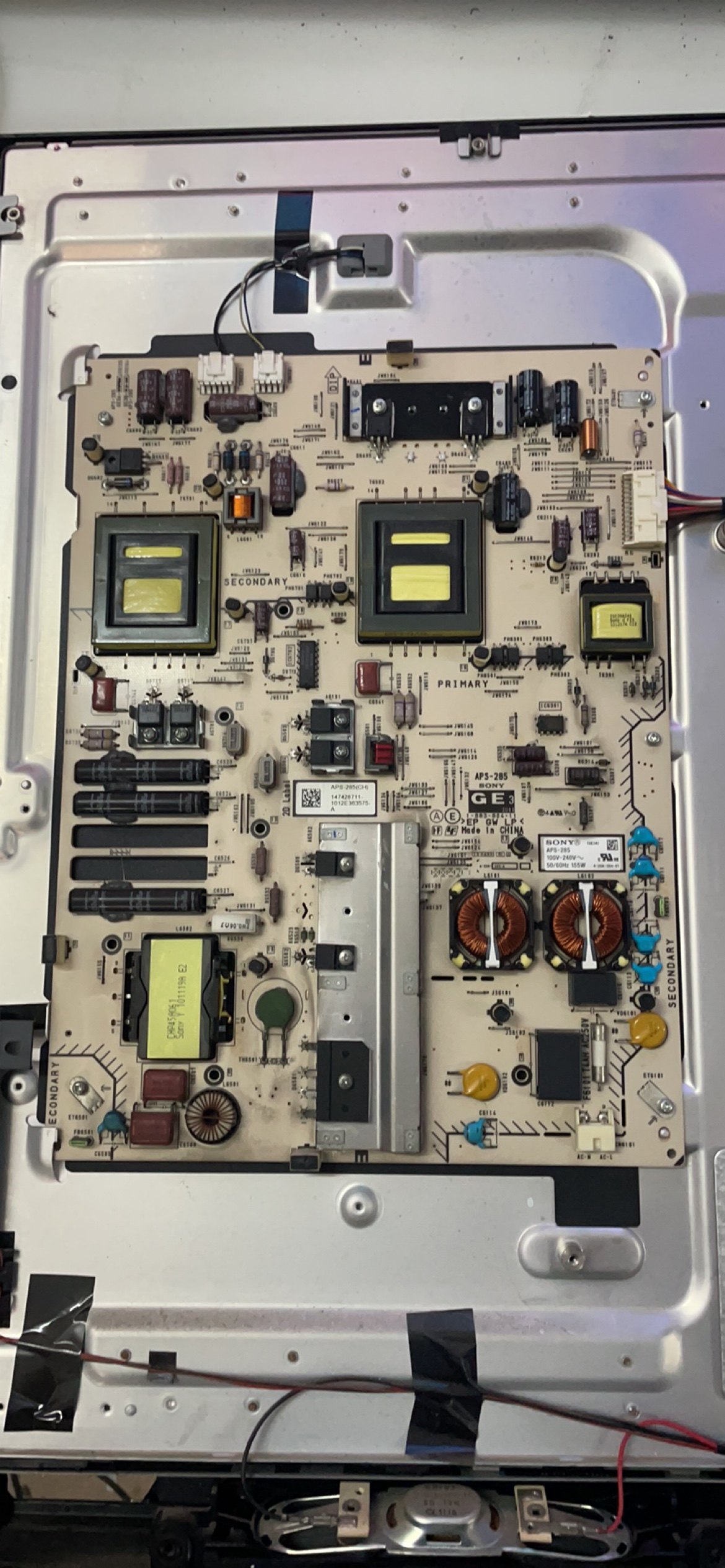 原装索尼KDL-46EX520 40EX520电源板1-883-804-11/22 APS-285测好