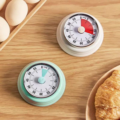 日式机械计时器厨房做饭定时提醒器可视化时间管理闹钟倒计时磁吸