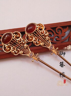 日常唐风琵琶发簪古风发饰