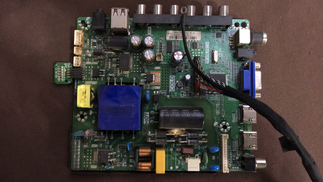 液晶电视组装机43寸主板TP.V56.PB726 屏HV430QUB-N4D