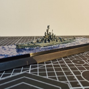 NEPTUN1/1250美国内华达号战列舰全合金成品战舰舰船模型带水景