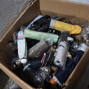 日单样品外商客供孤品创意有胶无胶易开收扳骨关节折叠二折三折伞