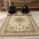 手工波斯地毯手工织地毯手工制作地毯卧室定制厂家 真丝地毯