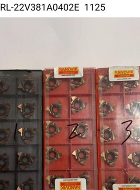 山特维克266RL/RG-22V381A0402E1125石油管螺纹钻杆V38扣螺纹刀片