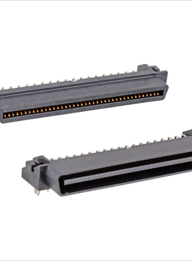 80PIN板对板连接器直针弯式PCB插座1.27mm间距SCSI插件80芯公母头