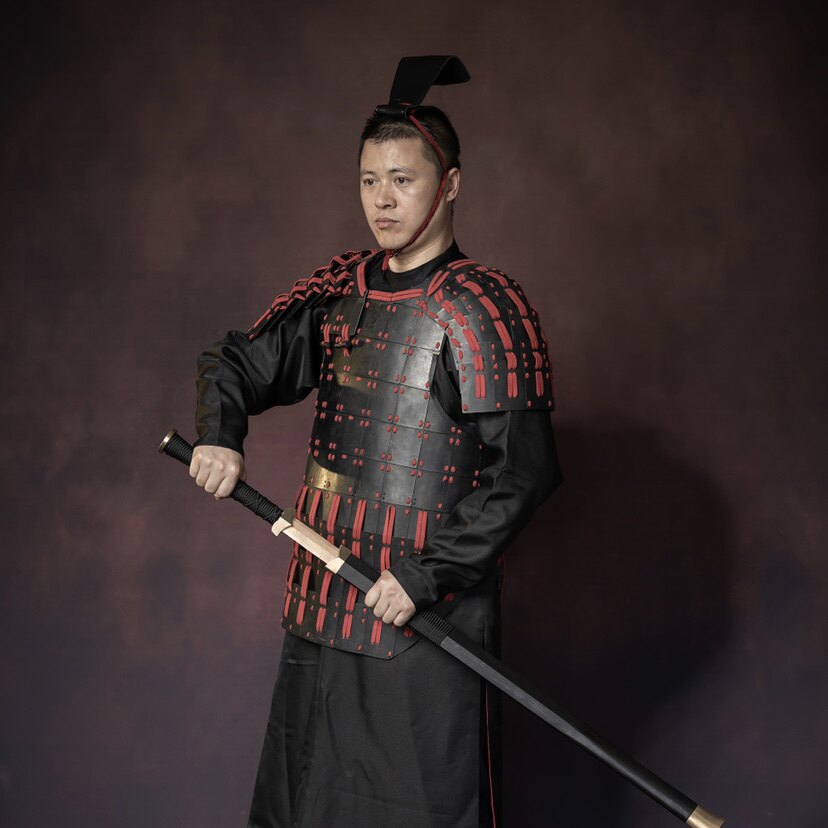 秦士兵甲 一比一复原铁质