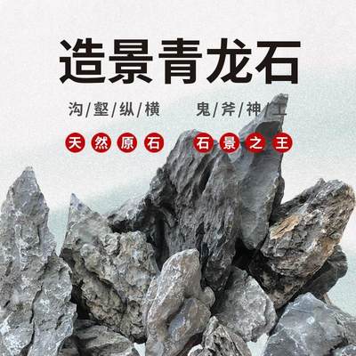 青龙石松皮石溪流石鱼缸造景石天然真石头草缸假山小块盆景微景观