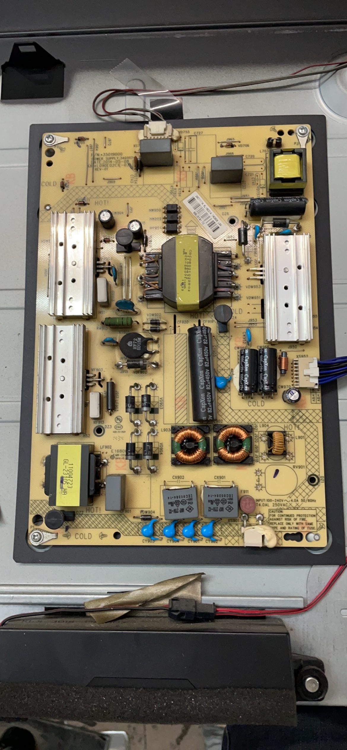 原装康佳LED42K70A/LED42X1800A电源板35019000 34011174测好