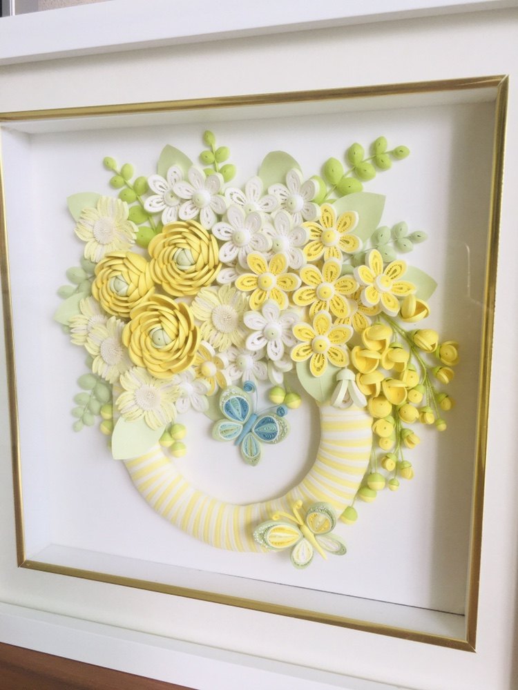 衍纸成品装饰画