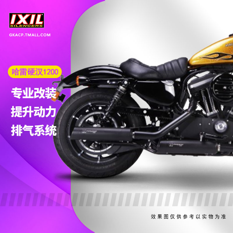 IXIL亿西尔排气管适用于HARLEYDAVIDSONNEED2EXHAUST硬汉1200排气