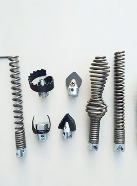 大力75型100型150型200型疏通机弹簧钻头直径16mm22mm30mm配件