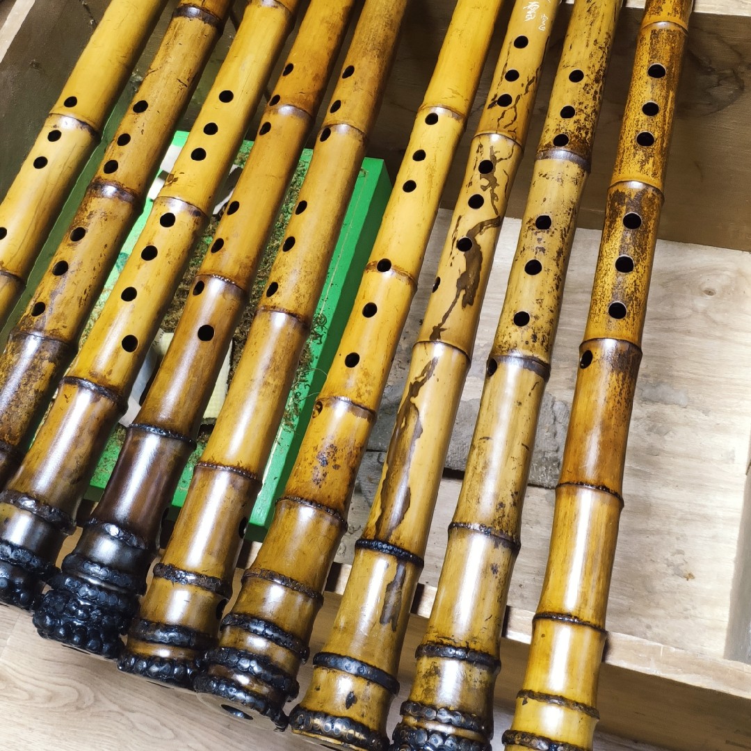 空山箫坊纯手工大漆工艺台桂F调南箫