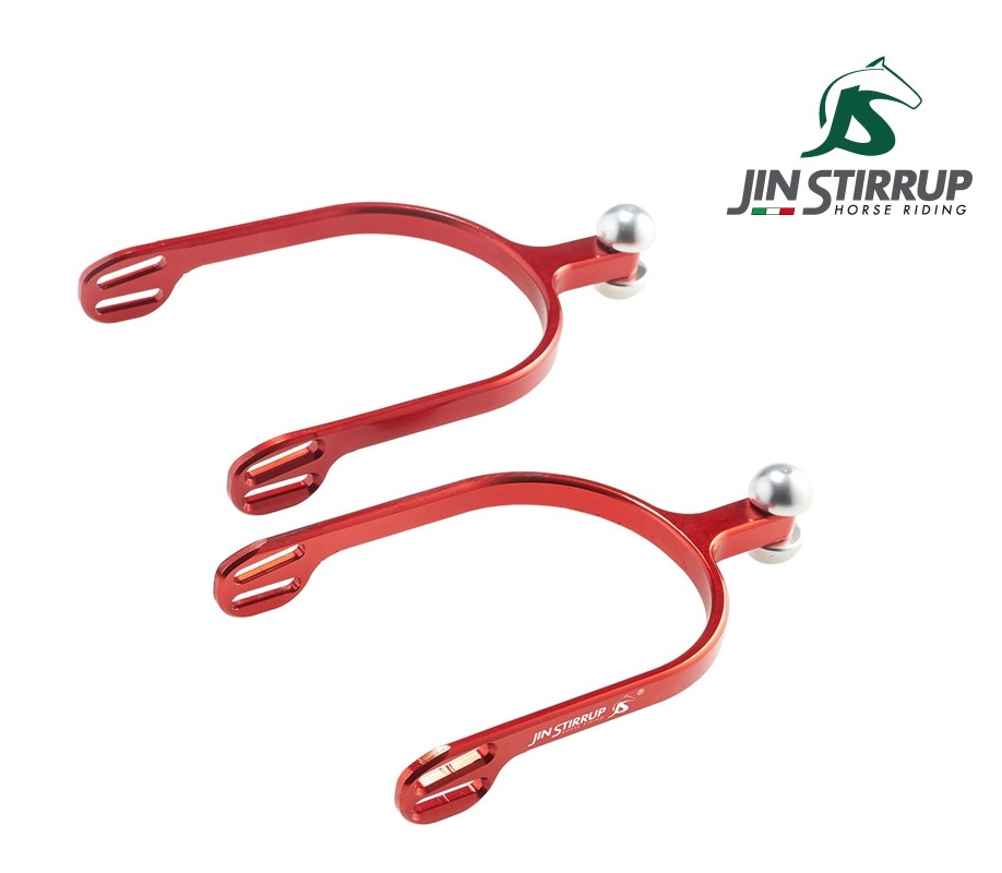 意大利JIN STIRRUP马刺，多色可选 安好马具