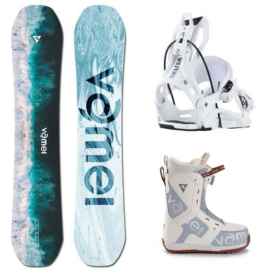 VAMEI雪板单板烧结滑雪板套装固定器滑雪鞋刻滑平花板全地域单板