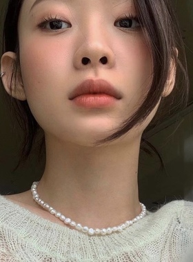 L peony  ins博主同款淡水珍珠项链