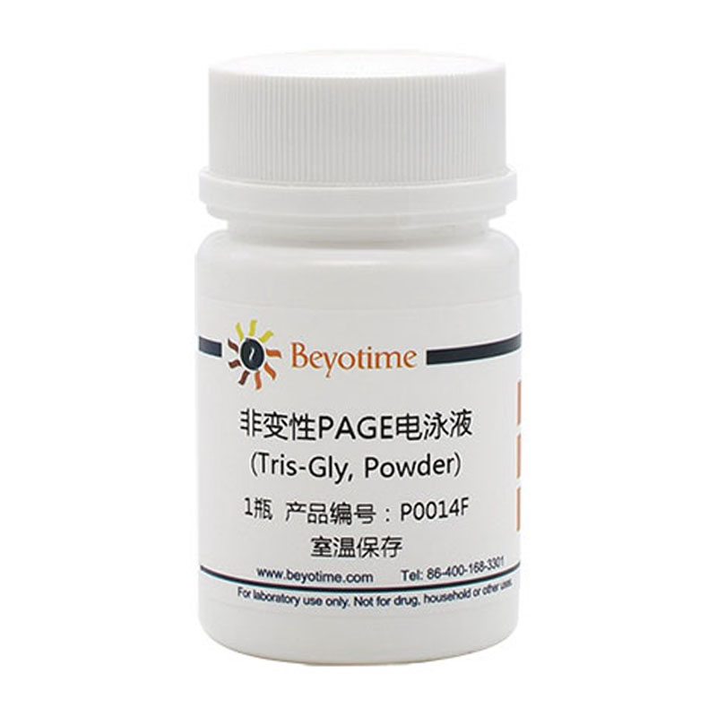 碧云天 Beyotime P0014F P0014G非变性PAGE电泳液(Tris-Gly, Pow