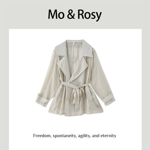MO&ROSY【初夏邂逅】百搭气质绑带外套MR525L036