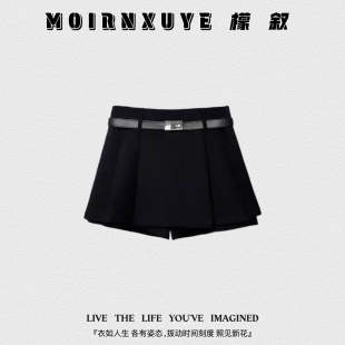 时尚 直角短裙 檬叙MOIRNXUYE 百搭短裙 甜甜专享