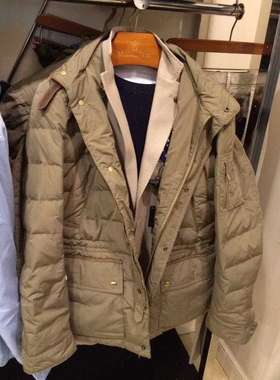 小蛮妈西班牙 Massimo Dutti 男士拼接修身羽绒服外套 现货