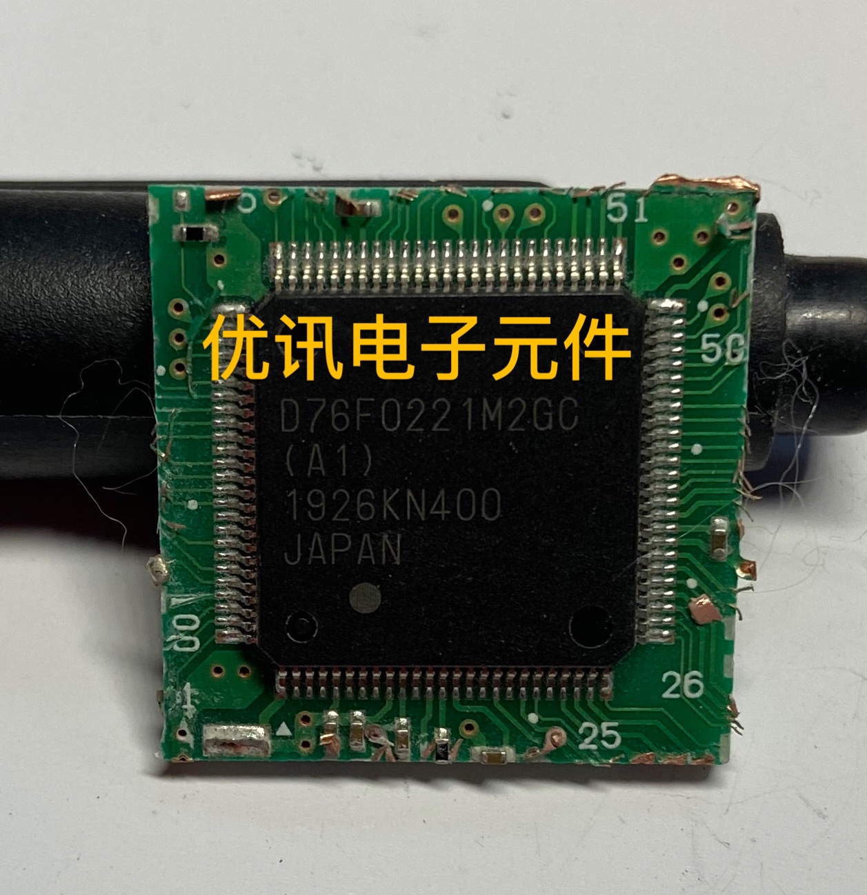 汽车ICD76F0221M2GC(A1 )QFP144原装拆机剪板