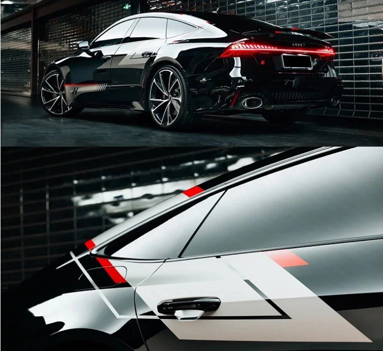 新款奥迪RS7车贴拉花RS6 S4 S7全车改装侧裙个性装饰贴纸机盖彩条,汽车用品/电子/清洗/改装,汽车装饰贴/反光贴,淘宝优惠券,粉丝福利购,淘宝优惠卷
